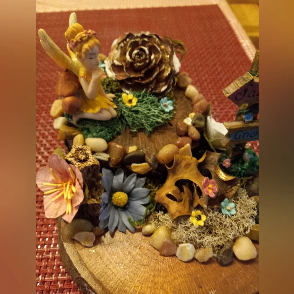 Hand Crafted Fairy Garden - Picture 2 of 5